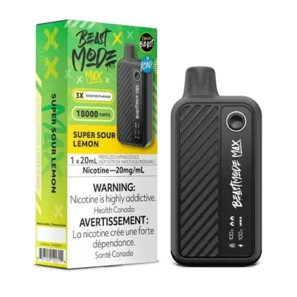 Flavour Beast Beast Mode Max 18K Disposable – Super Sour Lemon Iced