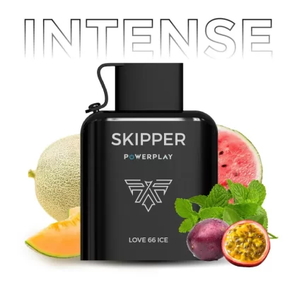 Skipper Powerplay Intense – Love 66 Ice Disposable Pod (16000 Puff) (50Mg)