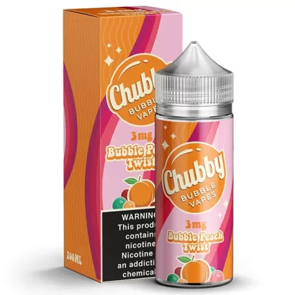 Bubble Peach Twist by Chubby Bubble Vapes 100ml - 0MG