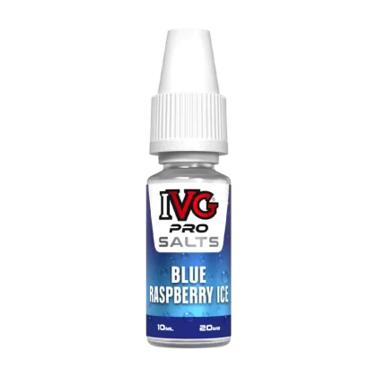 Blue Raspberry Ice Nic Salt by IVG Pro - 10ml - 10mg - Vape Product (26A8BC)