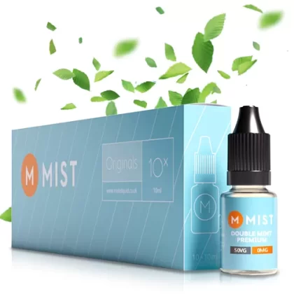 Double Mint Premium E Liquid (10x10ml) - High 18mg