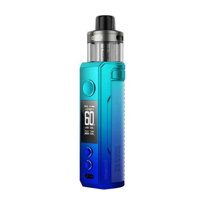 VooPoo Drag S2 Kit - Sky Blue (Discontinued) - Image 2