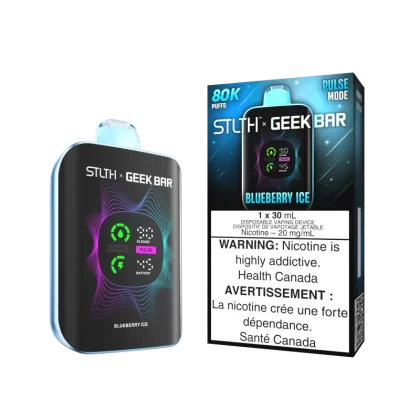 STLTH X GEEK BAR - Blueberry Ice - 20 mg/mL (wholeseller) - Excise ON, 20 mg/mL (wholeseller) - Excise AB