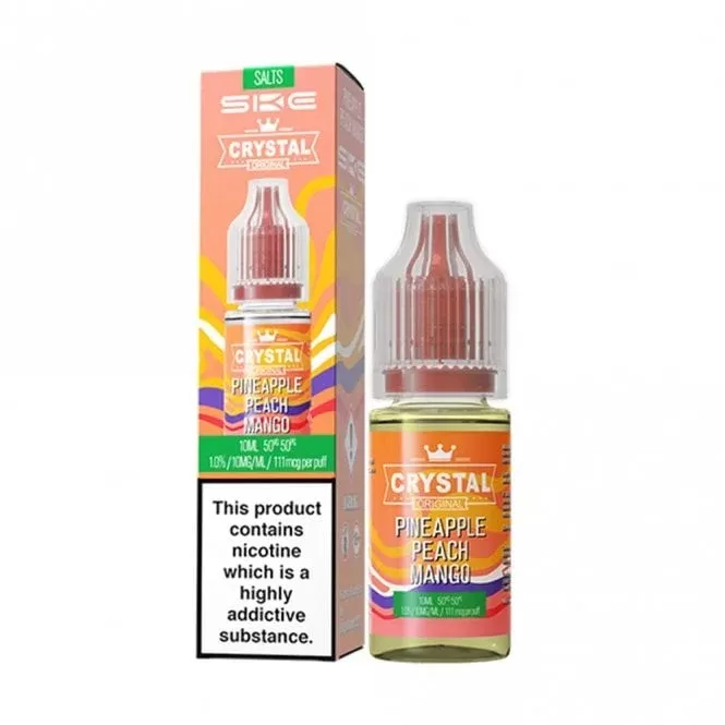 SKE Crystal Pineapple Peach Mango Nic Salt E Liquid – Original Series (10ml)