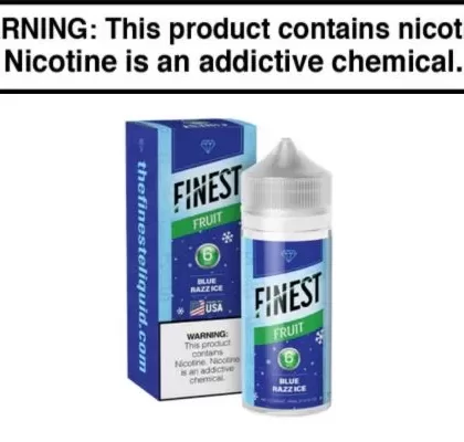Blue Razz Ice By The Finest E-Liquid Fruit Edition 100mL - Vape Product, Vape Product (3BDF4B)