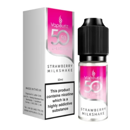 Strawberry Milkshake E-Liquid 50/50 Series by Vapouriz (10ml) - 6mg