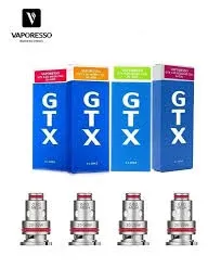 Vaporesso GTX Coil - 5 Pack .8 (TEAL), 5-Pack .15 (YELLOW)