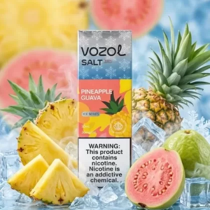 Vozol Prime Pineapple Guava Ice Salt Vape Eliquid