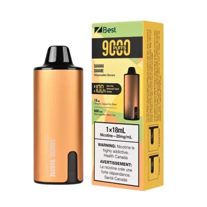 ZBEST Disposable – ZPOD – SPECIAL NIC BLEND – 9000 Puffs – Banana