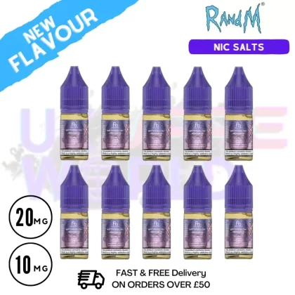 Watermelon Rainbow RandM Tornado 7000 Nic Salt BOX OF 10