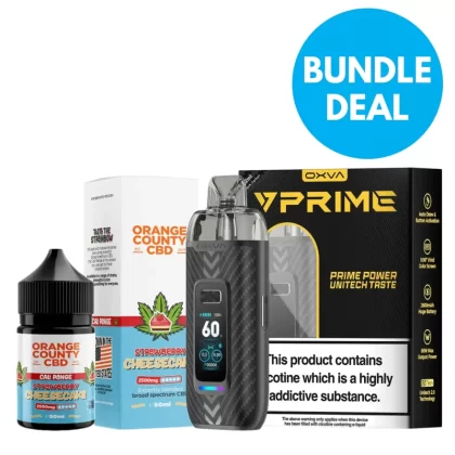 Advanced High Strength Orange County CBD 2500mg Bundle - Auroral Purple / Black Carbon / Black Leather / Blue Leather / Brown Leather / Glorious Gold / Natural Green / Sakura Pink / OXVA / Orange Coun