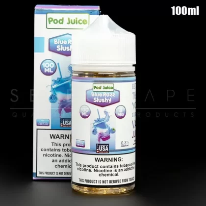 Pod Juice – Blue Razz Slushy Eliquid 100ml