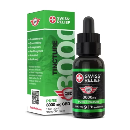 Swiss Relief CBD Oil Tincture 500-3000mg