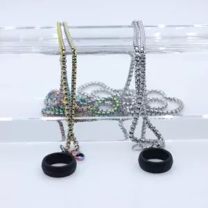 Necklace stainless steel Lanyard Stylish Vape Band Pendant Holder for Vape Pod Kit