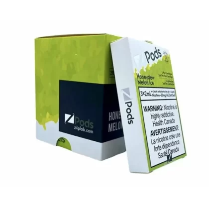 Z pods STLTH Compatible – Honeydew Melon Ice - Nicotine#Supreme Nic Blend 2% with 50 MG Throat HitOutside Ontario>Ontario