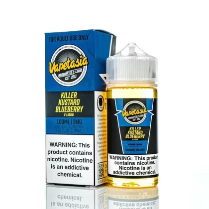 Vapetasia - Killer Kustard Blueberry - 100ml - 3mg