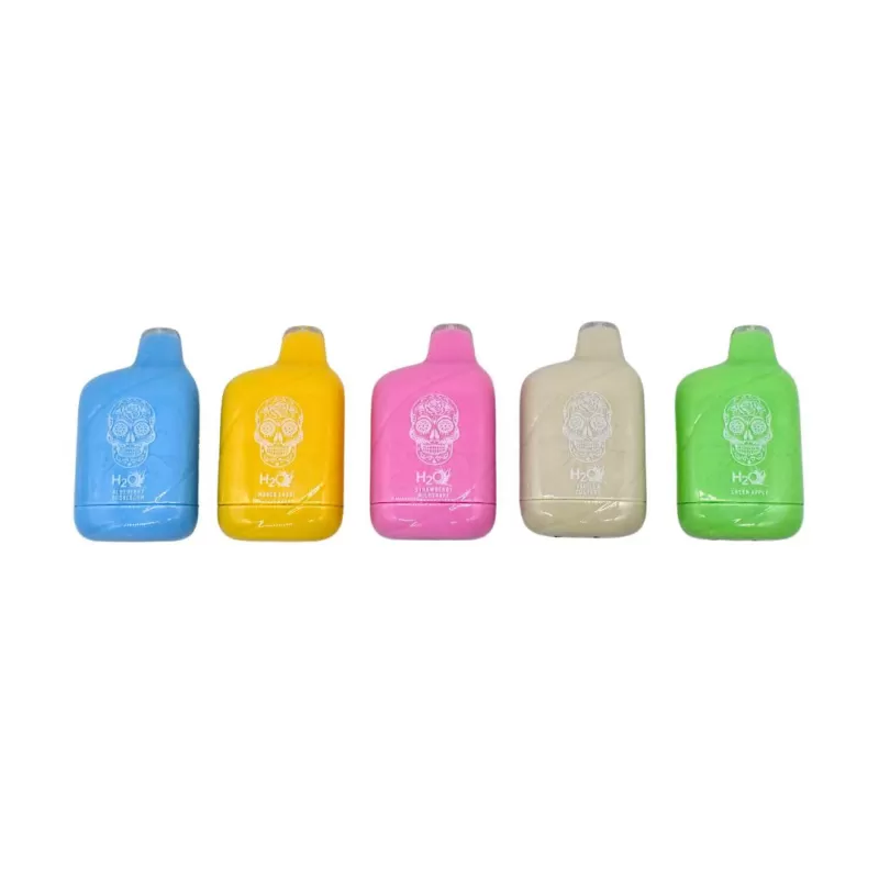 Esco Bars H20 6000 - Green Apple Blast (WHT Series) / Strawberry Milkshake - Image 3