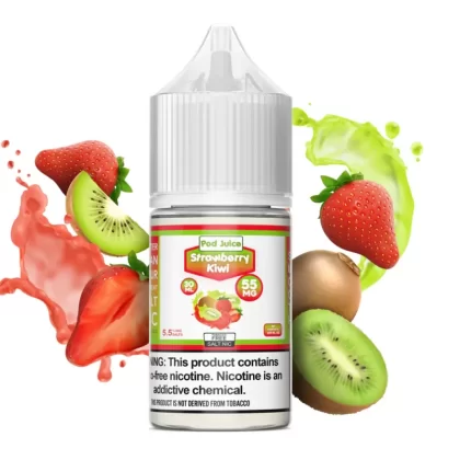 Strawberry Kiwi Freeze 30ml – Pod Juice Salt - Vapebazaar Pk