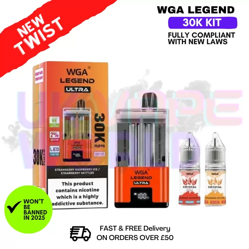 Blueberry Ice WGA Legend 30K Puff Kit