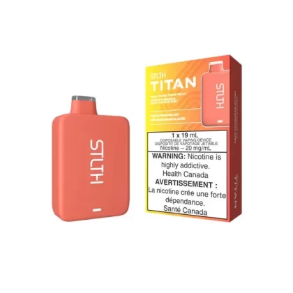 STLTH TITAN Disposable Vape – Peach Banana Ice
