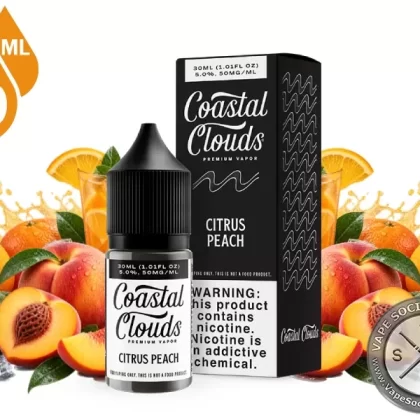 Citrus Peach Coastal Clouds Salt 30ml