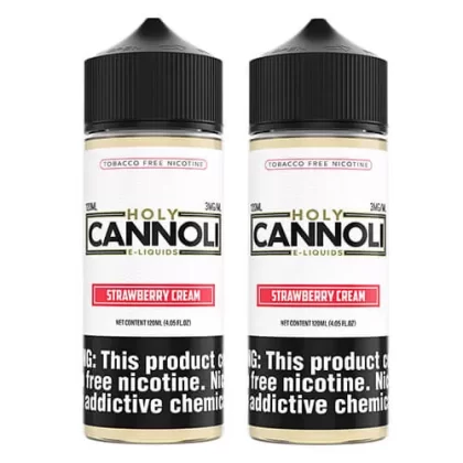 Holy Cannoli Strawberry Cream 2 Bottle Bundle - Vape Product, Vape Product