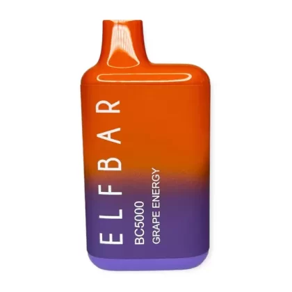 Elf Bar BC5000 Puffs Disposable Vape 13ML Grape Energy