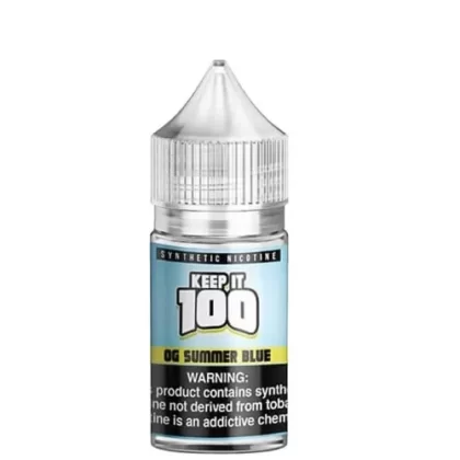 Keep It 100 Salt E-Liquid – Summer Blue 30ml