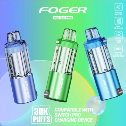 Made in USA | FOGER Switch Pro 30K Disposable Device POD - 30,000 Puff - Kiwi Dragon Berry