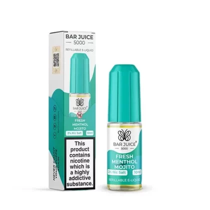 BAR JUICE FRESH MENTHOL MOJITO 10ML NIC SALT E-LIQUID