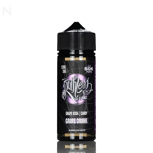 Ruthless Original E-Liquid - Grape Drank - 120mL