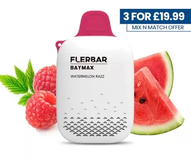 Flerbar Baymax Watermelon Razz 3500 Vape