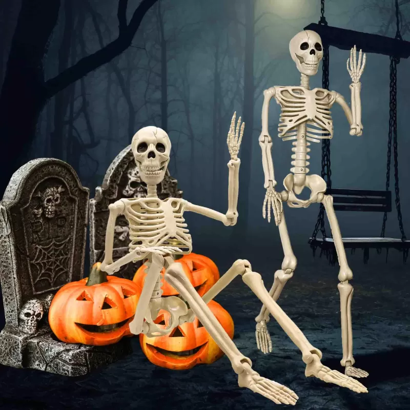 2-Pack 36-Inch Halloween Skeletons - Image 2