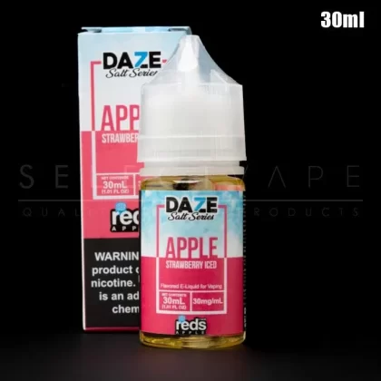 7Daze – Reds Strawberry Iced Nic Salt 30ml