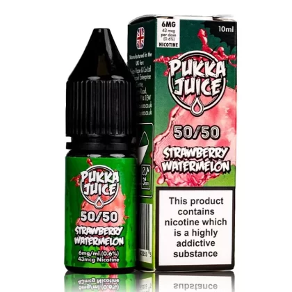 Strawberry Watermelon By Pukka Juice 10ml - Nicotine Strength#6mg>3mg>12mg (C9F4B4)