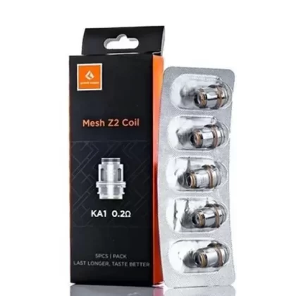 GEEKVAPE ZEUS COILS, Mesh Z1 0.4Ω & Z2 0.2Ω KA1 Replacements, 5 Pack - Choose#Geekvape Zeus Coils - Z1 (5pk)>Geekvape Zeus Coils - Z2 (5pk) (D8E799)
