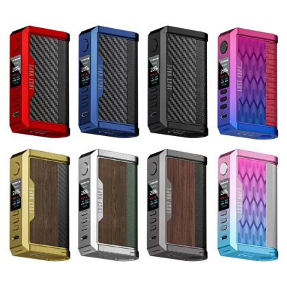 Lost Vape Centaurus Q200 Box Mod 200W - Matt Red Carbon Fiber