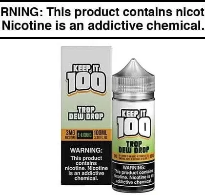 TROP DEW DROP BY KEEP IT 100 100ML - Vape Product, Vape Product