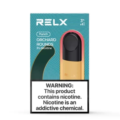 RELX Pod Pro Orchard Rounds (Peach ICE) – 3% Nicotine - Vapebazaar Pk