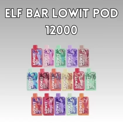 Elf Bar Lowit 12000 Puffs - Red (Device)