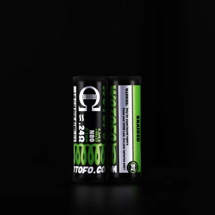 Wotofo Prebuilt Coils - Dual Core Fused Clapton 0.28 ohm 10pcs, Dual Core Fused Clapton 0.38 ohm 5pcs