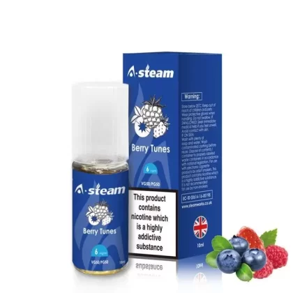 Berry Tunes 50/50 Eliquid 10ml by Steam