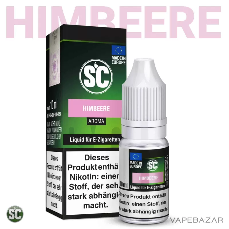SC Liquid – Himbeere - Nikotinfrei, 18mg/ml - Image 2