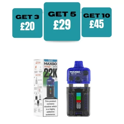 Relx Maxgo 22k Prefilled Pod Kit - £7.99 or 3 For £20 - Watermelon Ice
