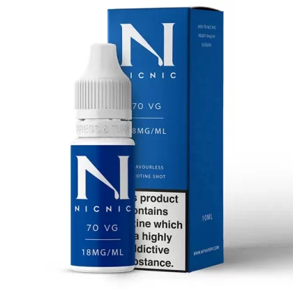 NIC NIC 18mg 70% VG Nicotine Shot 10ml