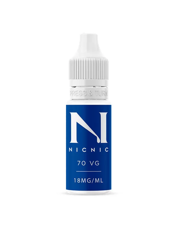 NIC NIC 18mg 70% VG Nicotine Shot 10ml - Image 2