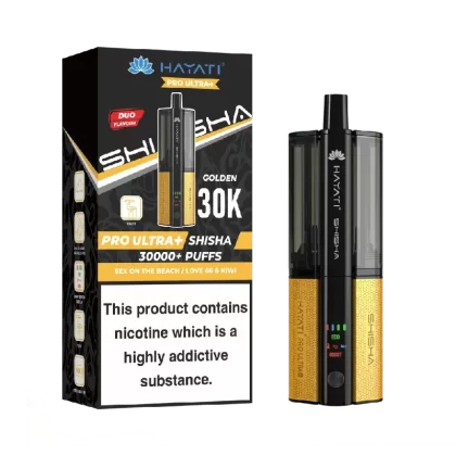 Hayati Pro Ultra Plus Shisha 30000 Prefilled Pod Kit Sex On The Beach / Love 66 & Kiwi
