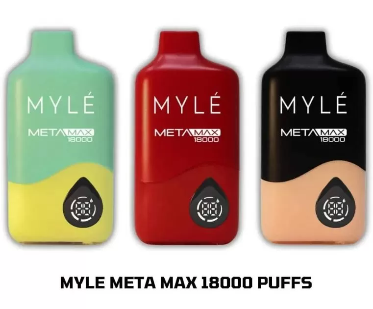 Myle Meta Max Disposable Vape (18,000 Puffs) - Sweet Tobacco / 50 mg - Image 2