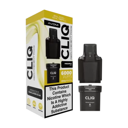 Pineapple Ice Avomi Cliq 6000 Refill Pack - Ecigwizard