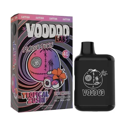 Voodoo Flavortown Live Badder THC-A Vaporizer – 4000mg